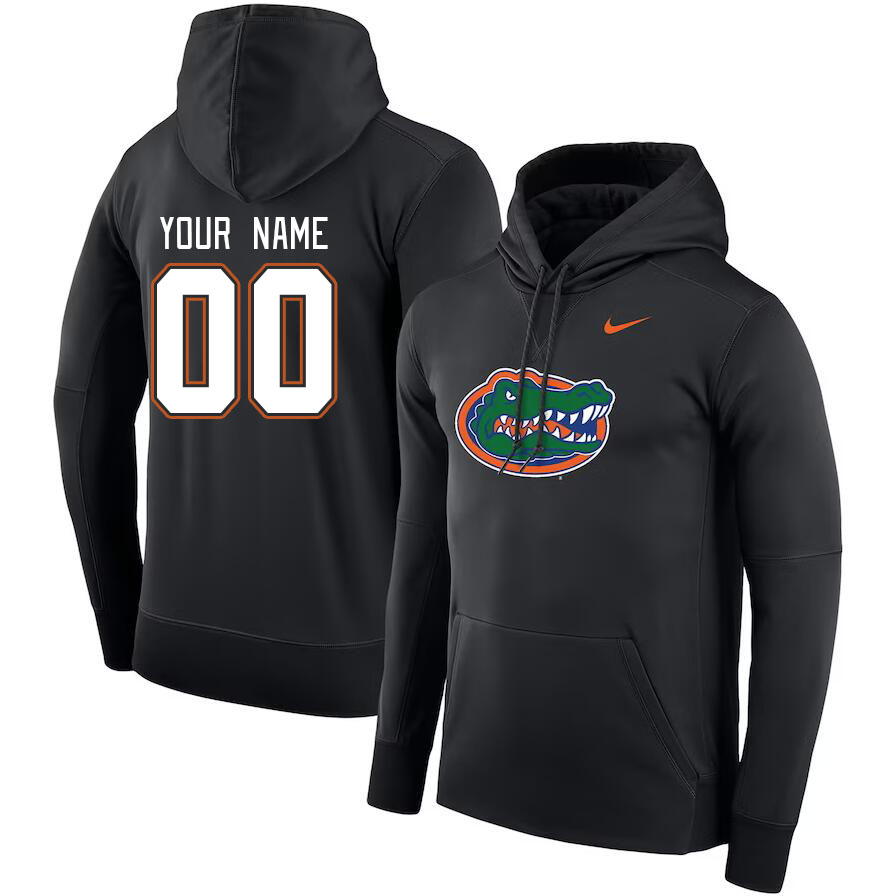 Custom Florida Gators Name And Number College Hoodie-Black - Click Image to Close